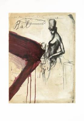 Luca Bellandi - Incisioni - Bal - acquaforte - acquatinta - serigrafia  tiratura 99 + xxx - cm 99x69,5 - Galleria Casa d'Arte - Bra (CN)